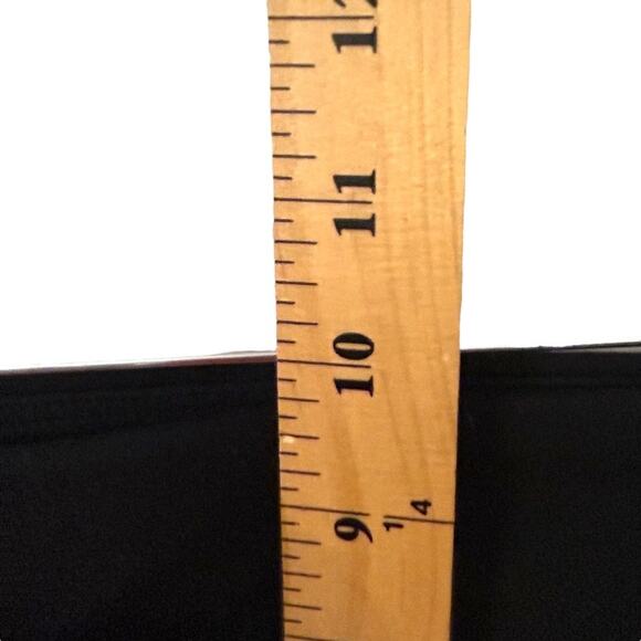 Victoria Sport Black Leggings with Mesh Criss Cross Detail at Ankles S - Picture 4 of 7